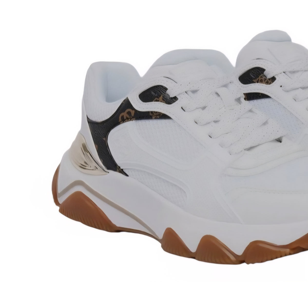 SNEAKERS DONNA GUESS MOD.MAZZY FLTMZZELE12 WHITE BROWN