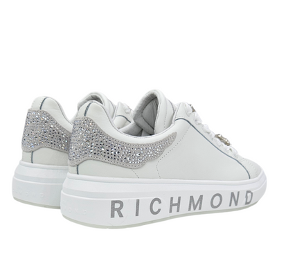 30923 A ACTION LEATHER WHITE - Scarpe - John Richmond