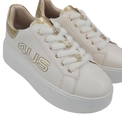 sneakers donna 4us paciotti 4BX254 BEIGE