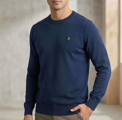 MAGLIA Uomo Refrigue R4050M262 CREWNECK ICON DENIM
