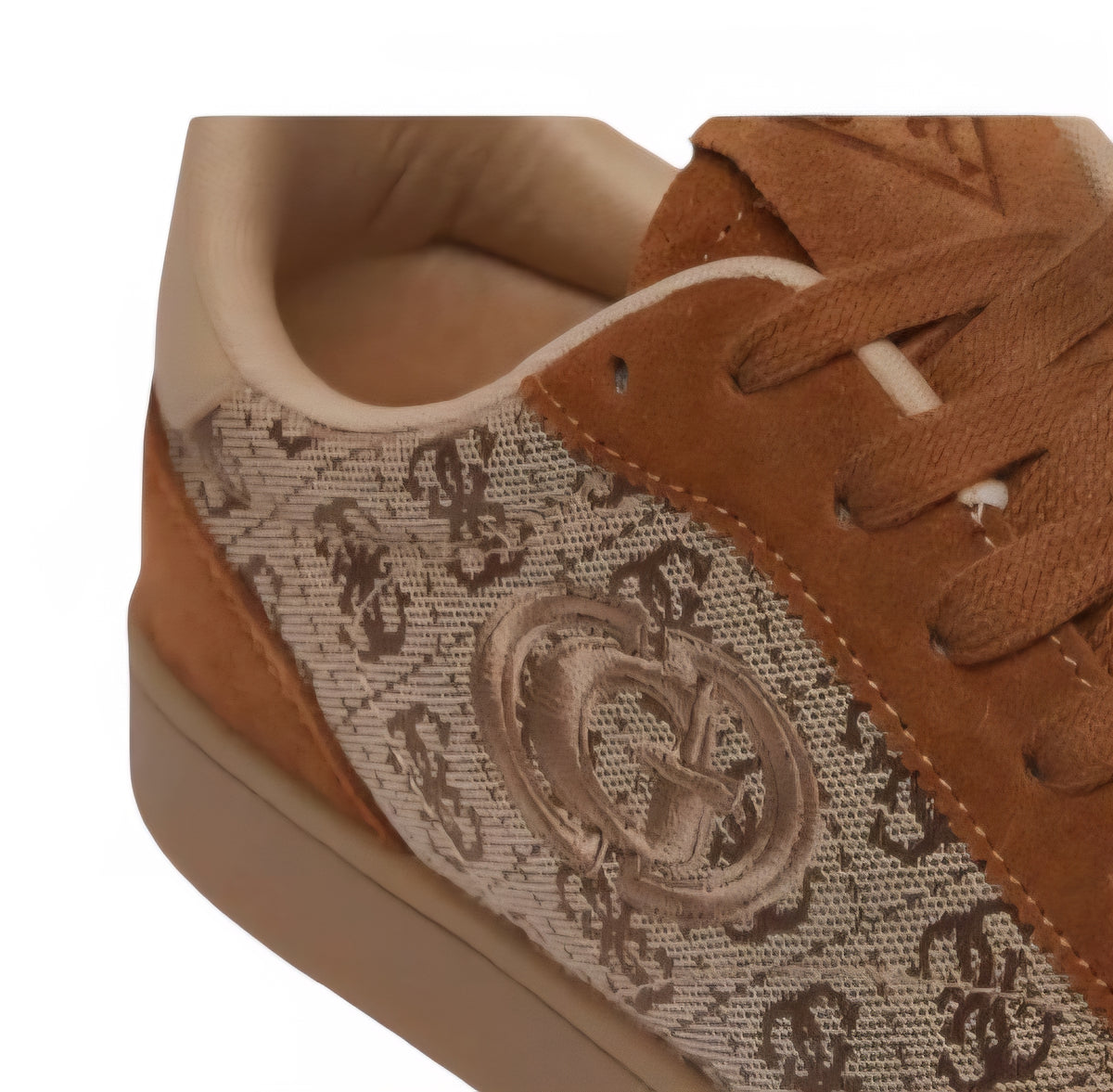 SNEAKERS DONNA GUESS MOD. JACEK FLTJACLEA12 COGNA