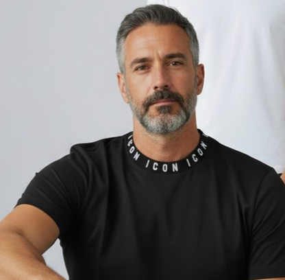 IUT042 NERO - T-Shirt e Polo - ICON