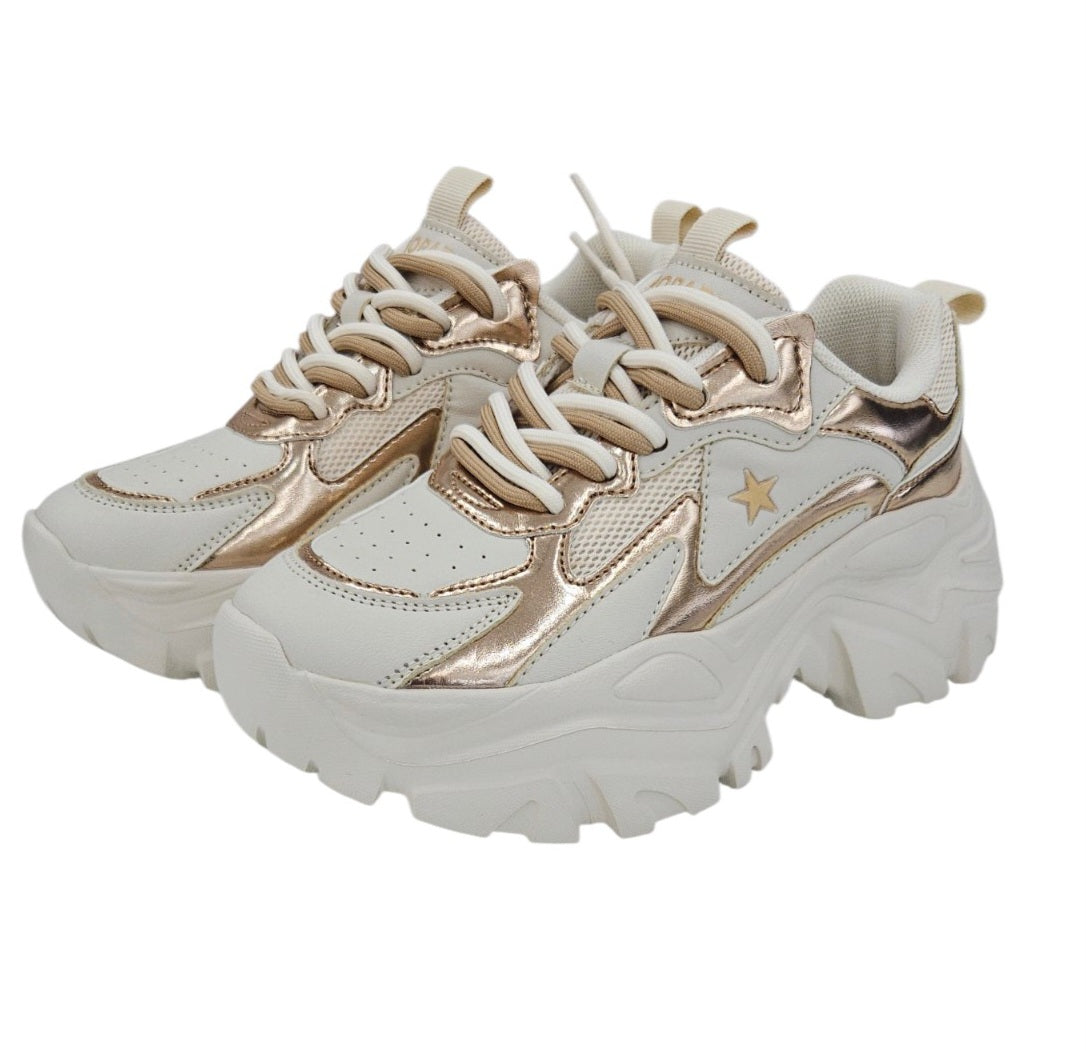 SASF262008 CREMA BRONZO - Scarpe - SHOPART