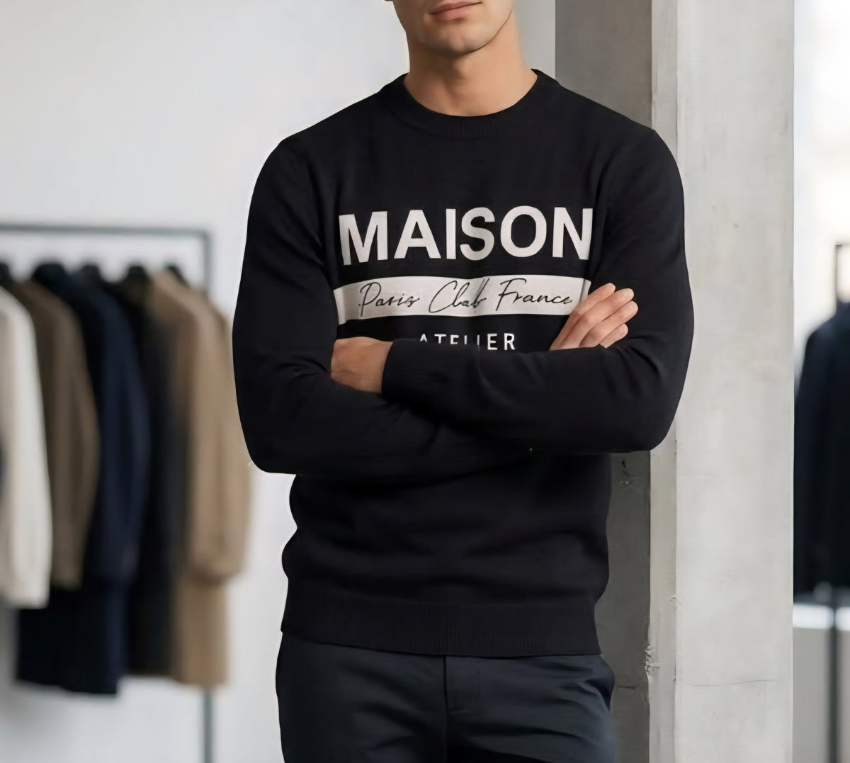 MAGLIA Uomo M9P M9ML1344 NERO