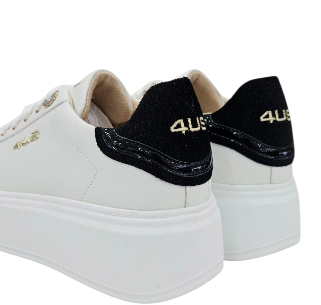 sneakers donna 4us paciotti 4BX256 WHITE