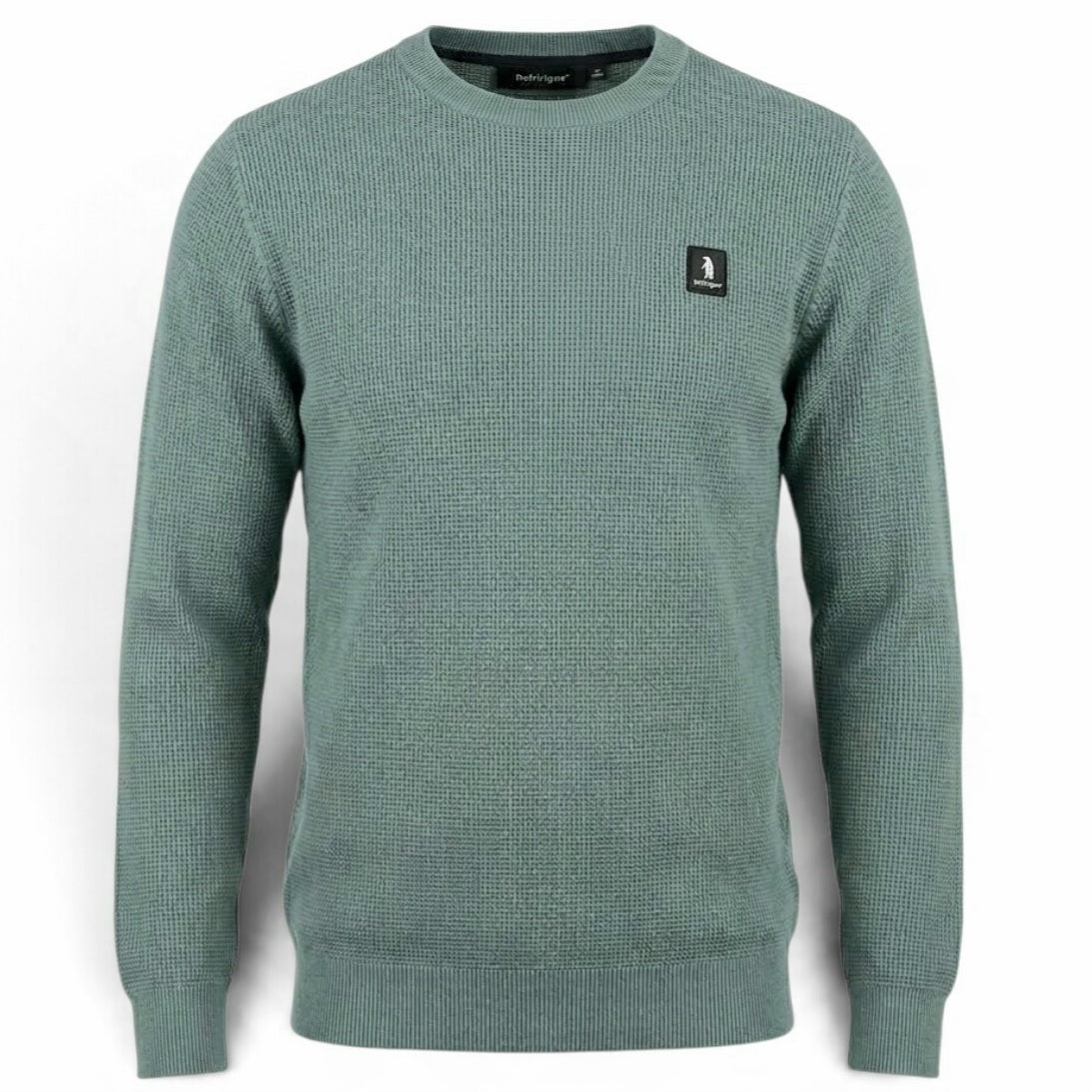 MAGLIA Uomo Refrigue R4061M262 GREWNECK WAFFLE SAGE