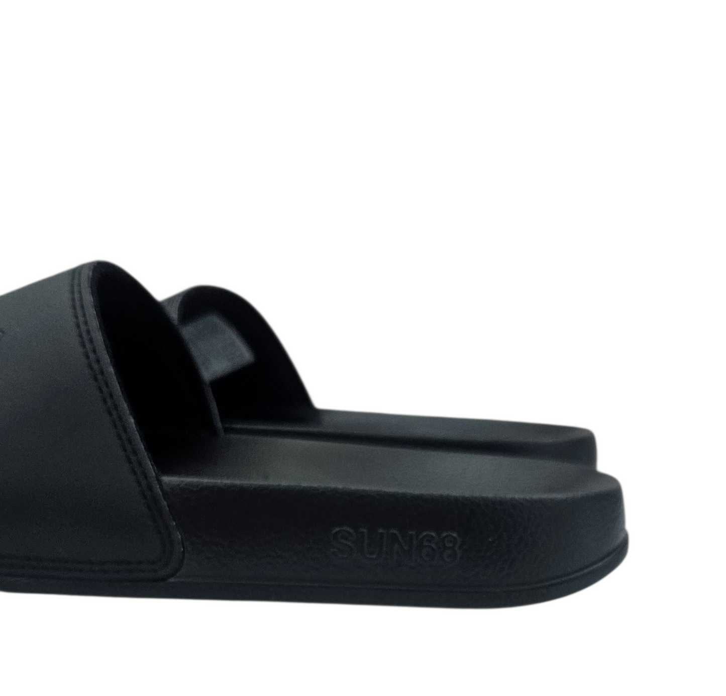 X36110 SLIPPERS LOGO 11 NERO - PANTOFOLA - SUN 68