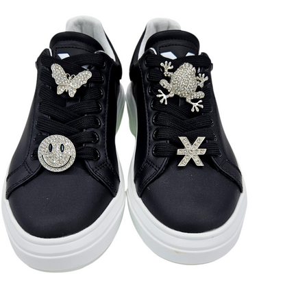 30923 E ACTION LEATHER BLACK - Scarpe - John Richmond