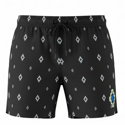 COMAS260633 BLACK WHITE - costumi - MARCELLO BURLON COUNTRY OF MILANO