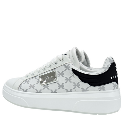 31019 A ACTION LEATHER WHITE - Scarpe - John Richmond