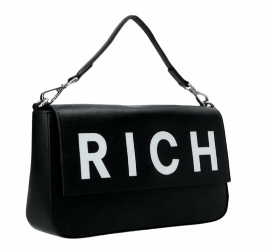 RWA24138BOHLL BLACK WHT SHOULDER BAG MELHAM - BORSA - John Richmond