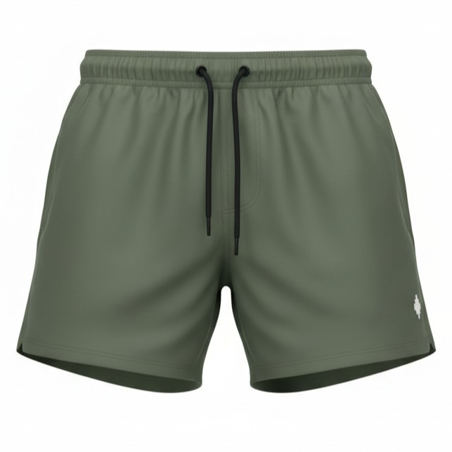 COMAS260629 MILITARY GREEN WHITE - costumi - MARCELLO BURLON COUNTRY OF MILANO
