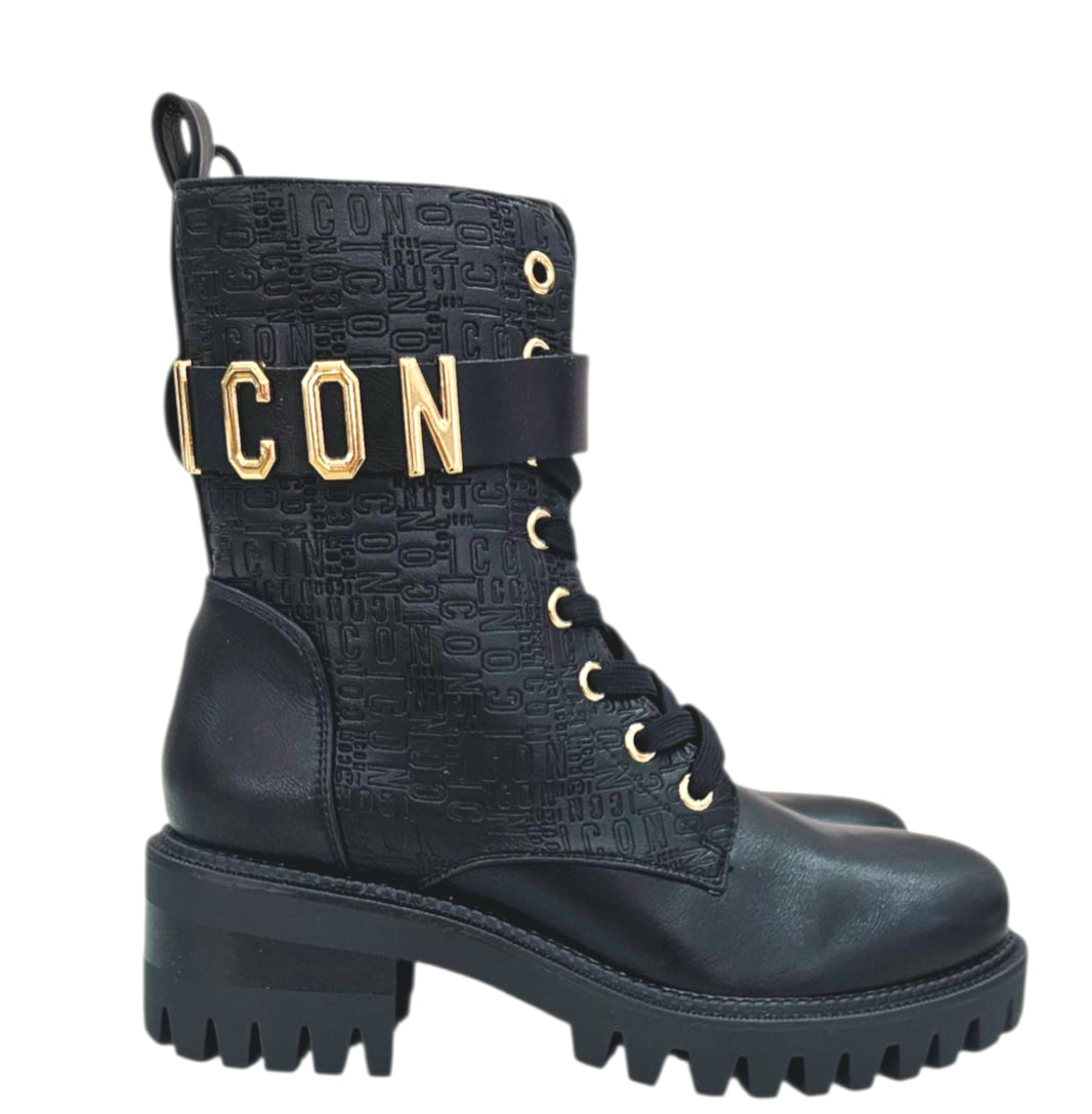 IC948112SD NERO ORO - Scarpe - ICON