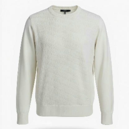 BASIC ROUND TRAMA BIANCO - MAGLIA - BUGER