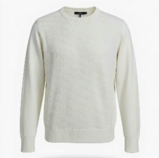 BASIC ROUND TRAMA BIANCO - MAGLIA - BUGER