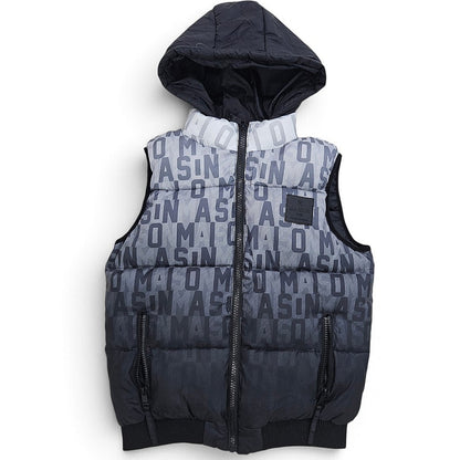 GIUBBINI Uomo M9P M9G988 SMANICATO MULTILOGO GRIGIO