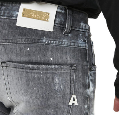 ART LS07 1734 NERO - JEANS - Artik