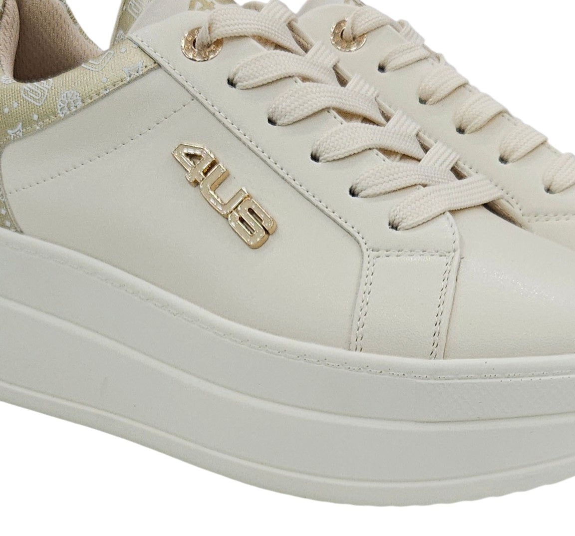 SNEAKERS DONNA 4US PACIOTTI 4BX258 BEIGE