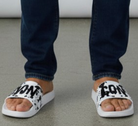 IC04765SU BIANCO - PANTOFOLA - ICON