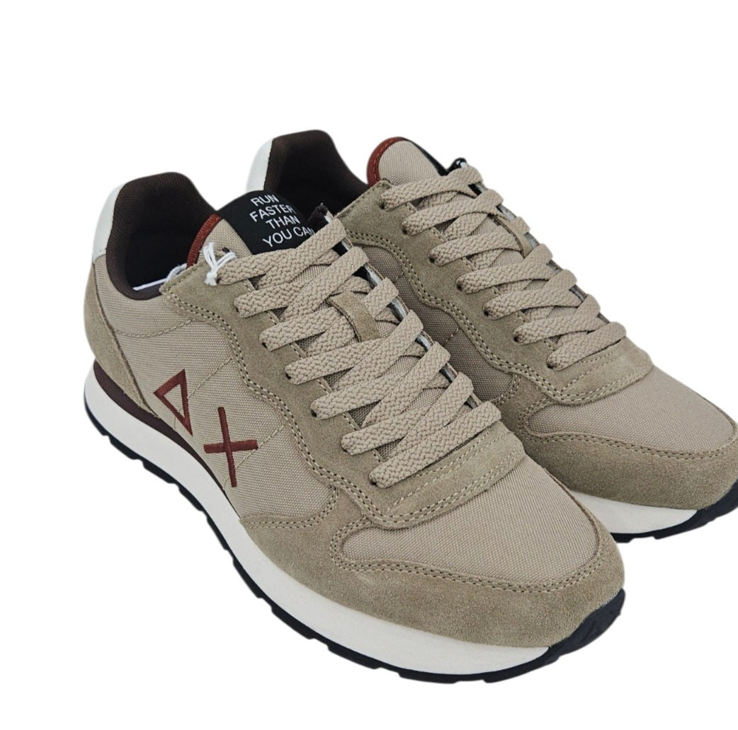 SNEAKERS UOMO SUN 68 TOM SOLID Z46101 BEIGE SCURO