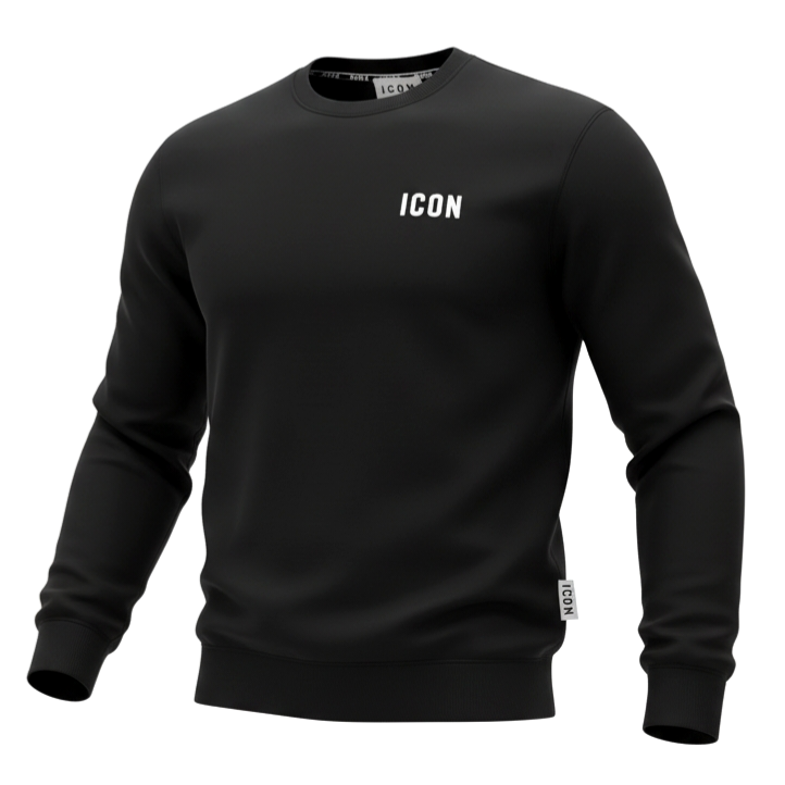 IUPREF001 NERO - FELPA - ICON