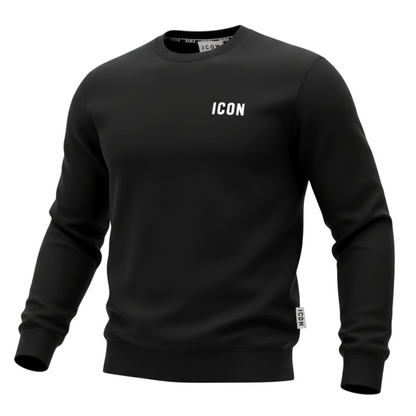 IUPREF001 NERO - FELPA - ICON