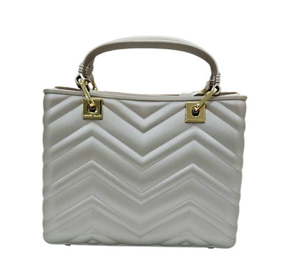 FLAT KRISSY M WAVE 25 TAUPE LIGHT GOLD - BORSA - MARC ELLIS