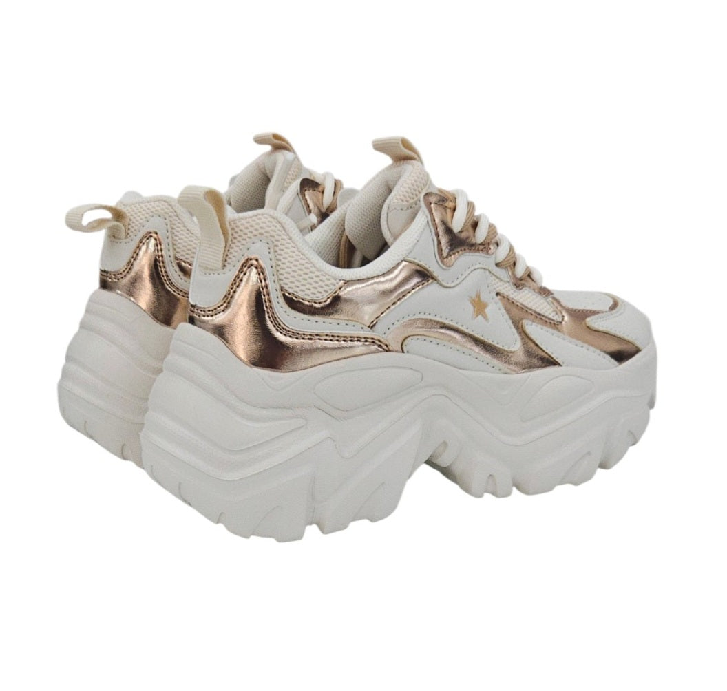 SASF262008 CREMA BRONZO - Scarpe - SHOPART