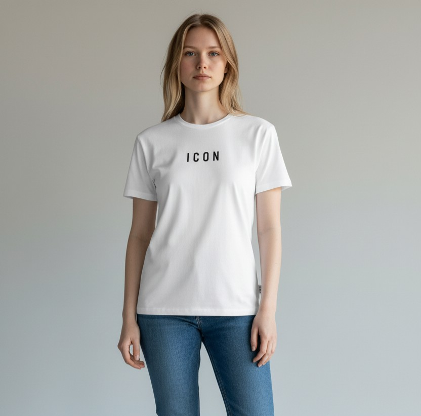 IDT002 ADERENTE BIANCO - T-Shirt e Polo - ICON