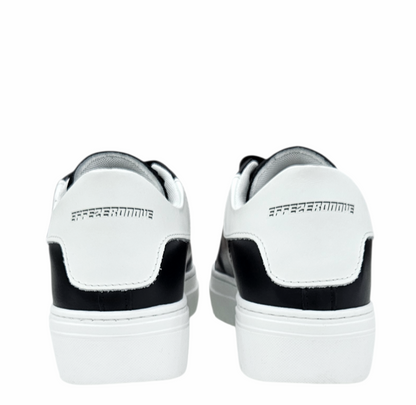 600 BAYL CANVAS VITELLO NERO BIANCO - Scarpe - F09
