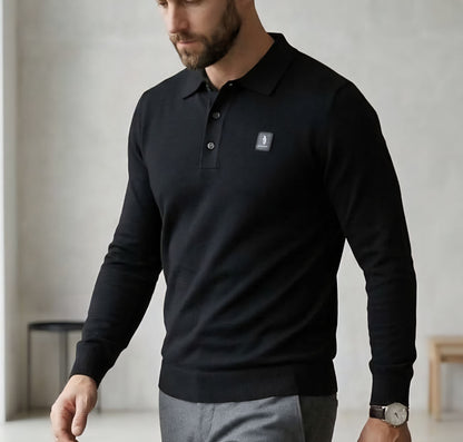 MAGLIA Uomo Refrigue R5010M262 POLO KNIT ICON BLACK
