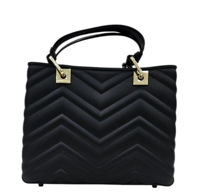 FLAT KRISSY M WAVE 25 BLACK LIGHT GOLD - BORSA - MARC ELLIS