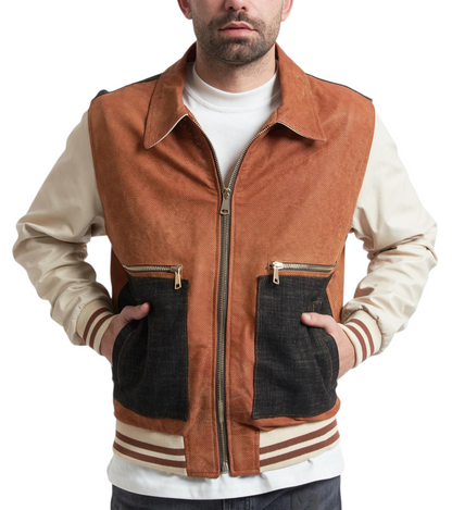 AILAMA  CUOIO - GIUBBINO - Artik