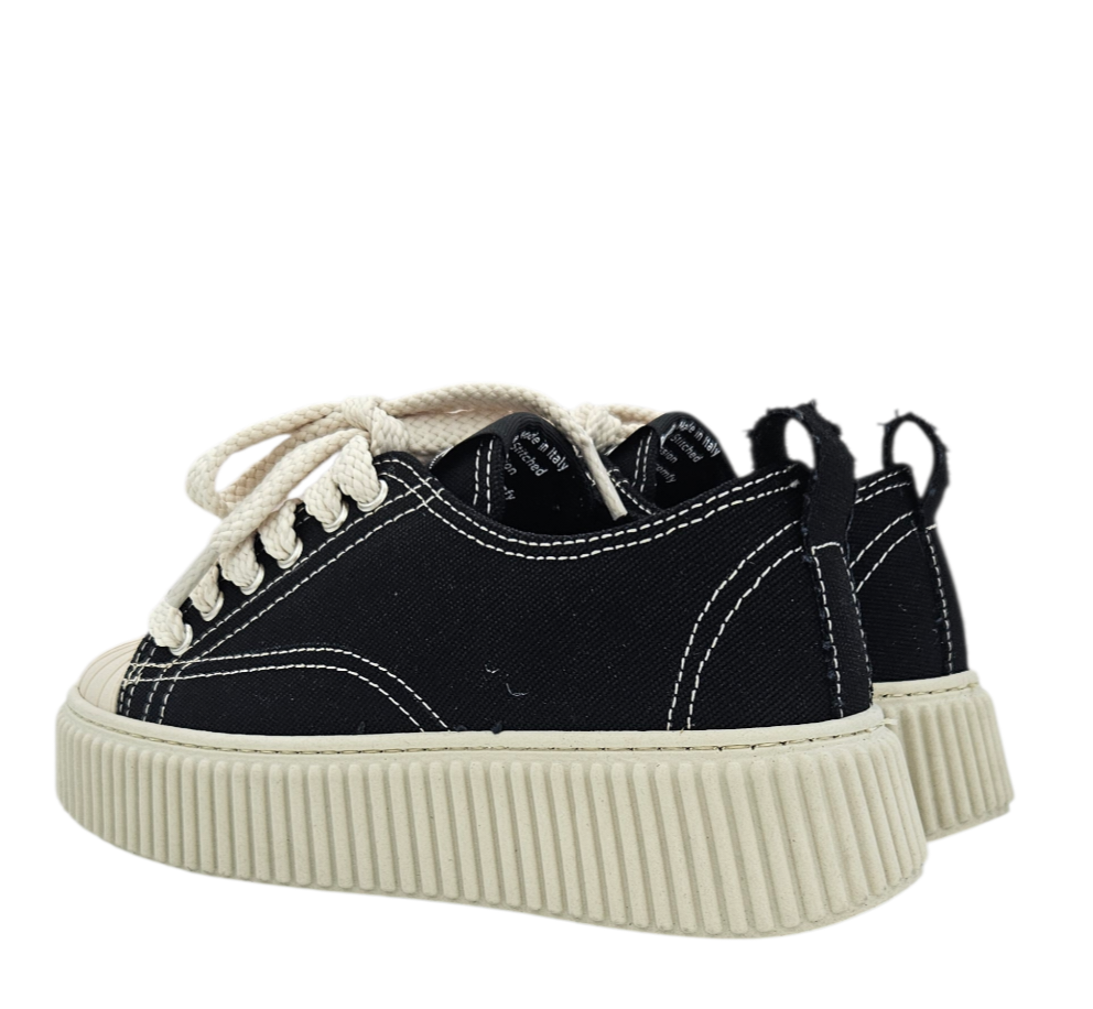FROM CANVAS NERO DONNA - Scarpe - F09