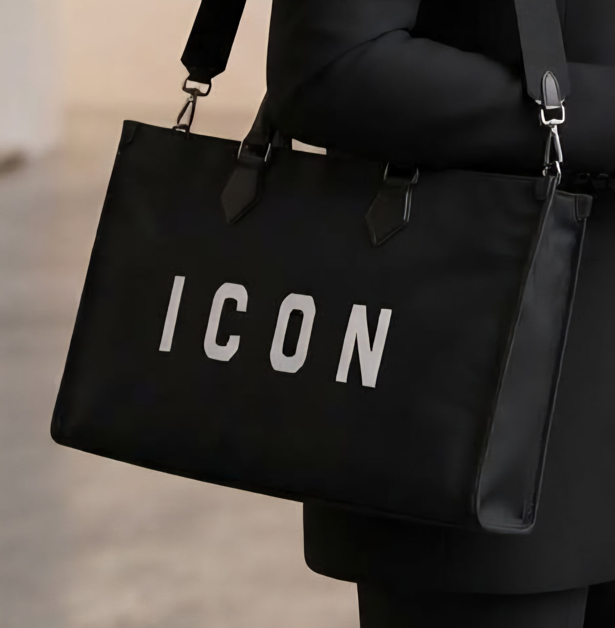 Borse Donna ICON ICBS34A01 NEON BLACK