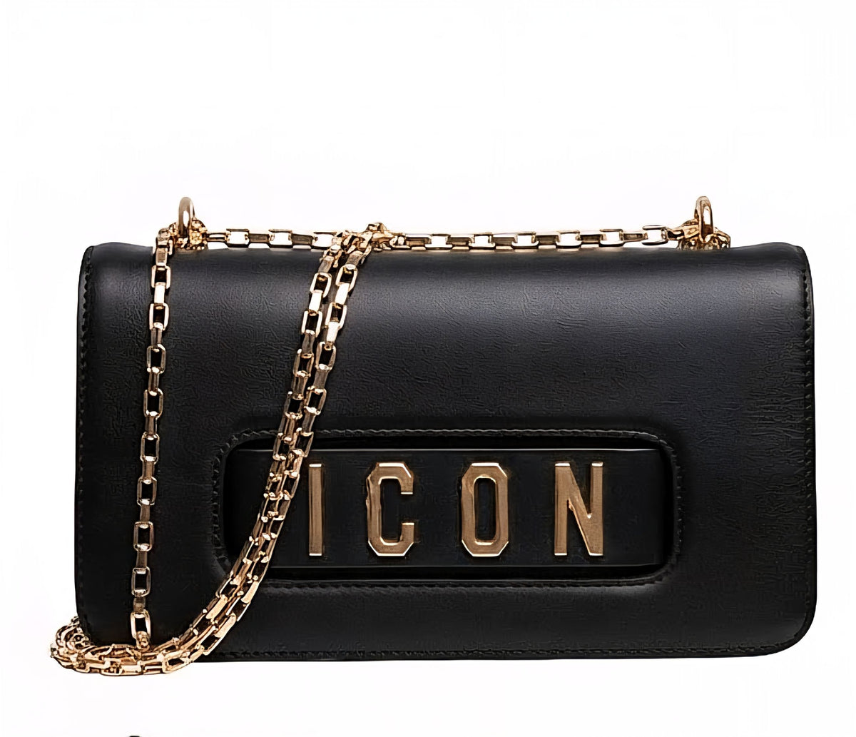 POCHETTE Donna ICON ICBS43A01 HYPE BLACK GOLD