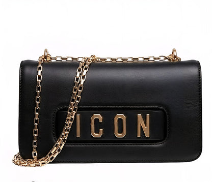 POCHETTE Donna ICON ICBS43A01 HYPE BLACK GOLD