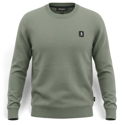 MAGLIA Uomo Refrigue R4050M262 CREWNECK ICON SAGE