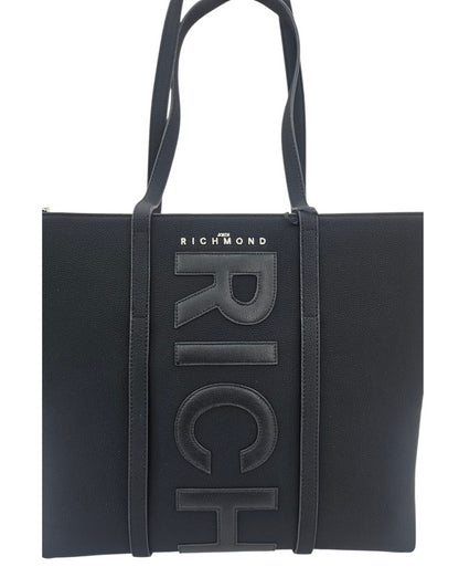 SHOPPING BAG RWA25208BO 9L BLACK BLACK - Borse - John Richmond