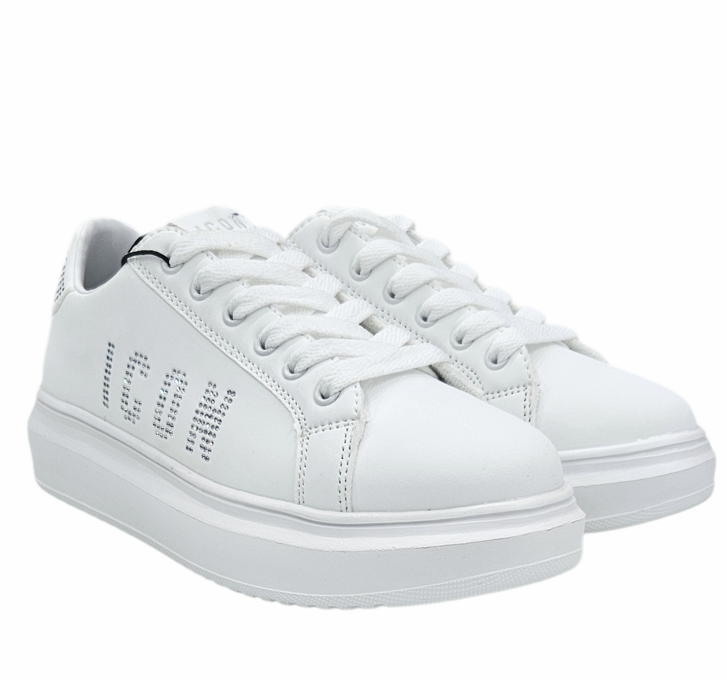 IC04751SD BIANCO ARGENTO - Scarpe - ICON