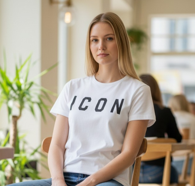 IDT001 BIANCO NERO - SHIRT - ICON