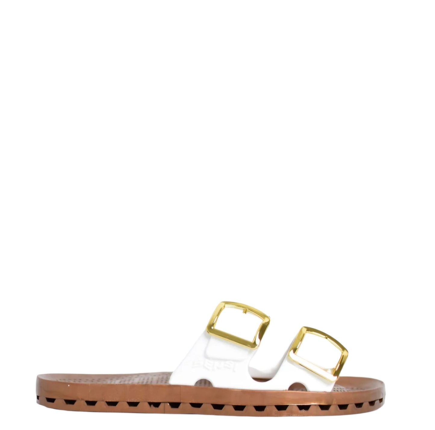 LA JOLLA PRESTIGIO BIANCO MARRONE - PANTOFOLE - SENSI