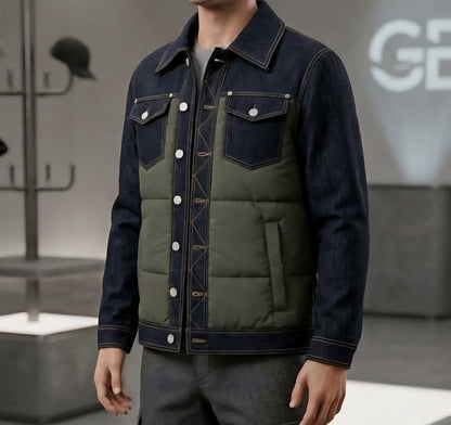GIUBBINI UNISEX SOLDIER GIUBBINO JEANS VERDE