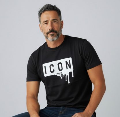 IUT019 NERO - T-Shirt e Polo - ICON