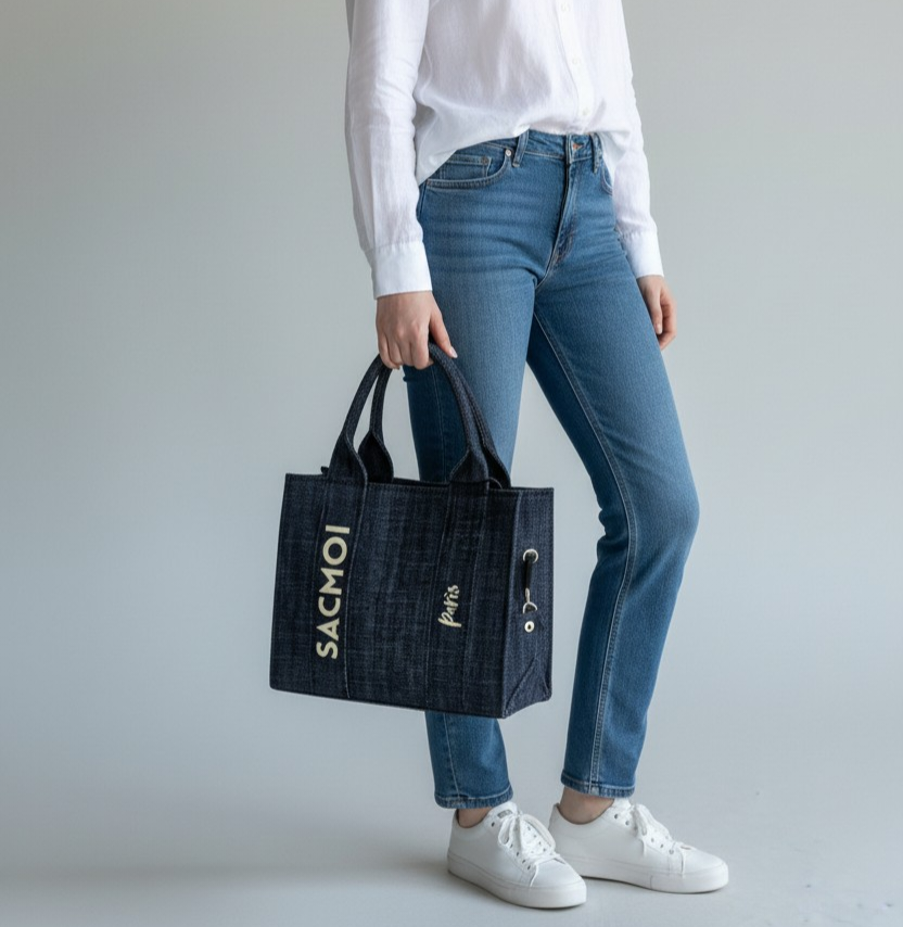 ALMA M BLU BEIGE - BORSA - SACMOI
