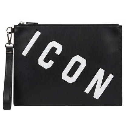 POCHETTE Uomo ICON ICBU17A07 WOLF NERO
