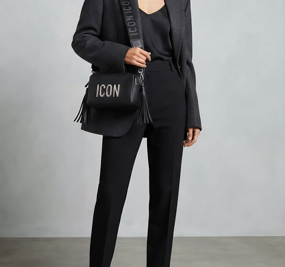 POCHETTE Donna ICON ICBS25A01 VIRAL BLACK