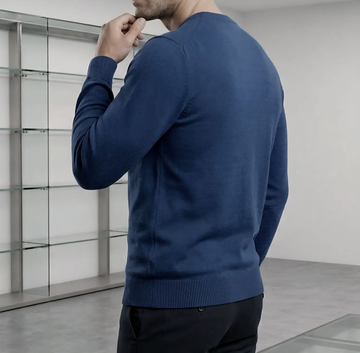 MAGLIA Uomo Refrigue R4050M262 CREWNECK ICON DENIM