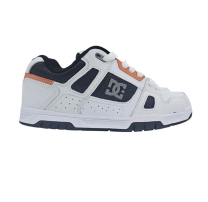 SNEAKERS UOMO DCSHOECOUSA STAG 320188 WHITE BLACK