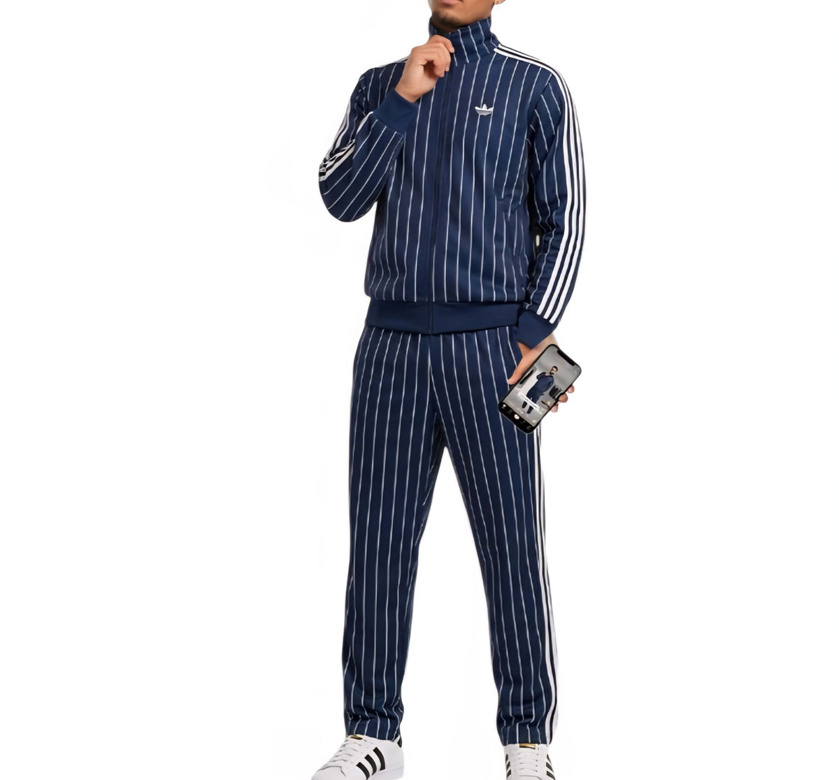 TUTA Uomo adidas KR7228 FIREBIRD BLU